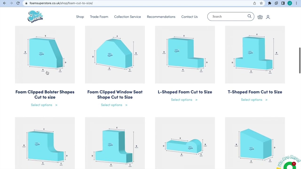 How To Order Foam Cut To Size