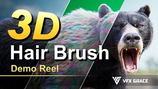 3D Hair Brush Free Viewer video thumbnail