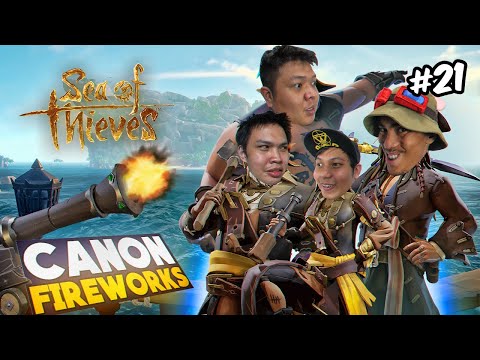 Canon Fireworks! | PEENOISE SEA OF THIEVES - Part 21
