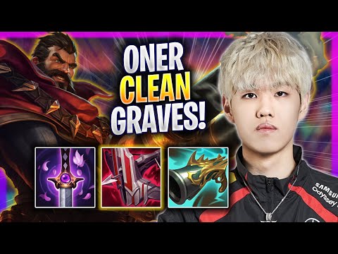ONER IS SUPER CLEAN WITH GRAVES! - T1 Oner Plays Graves JUNGLE vs Lee Sin! | Season 2024