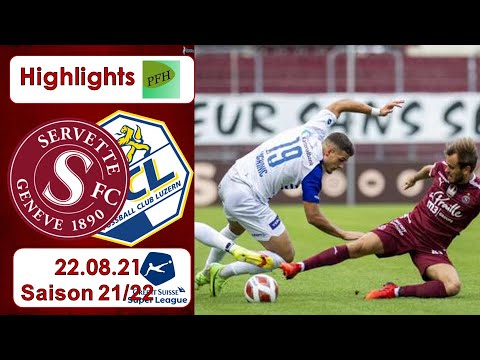 Highlights: Servette - Genf FC vs FC Luzern (22.08.21)