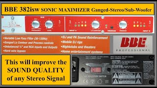 Video thumbnail for BBE 382isw Sonic Maximizer Audio Signal Processor Unboxing & Review [ESY0112] by Unboxing and Collectibles by Engineer ESY