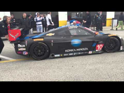 Wayne Taylor Racing Corvette Roar before 24 2015