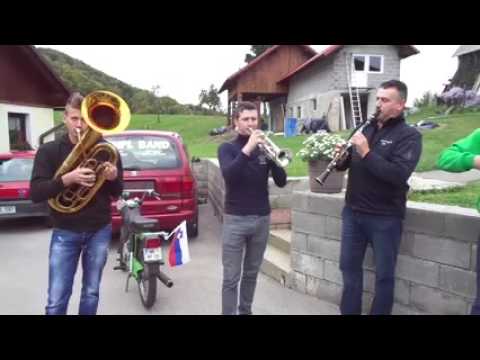 Golica s Petrom Frece (Odmev Celje) in njegovima sinovoma