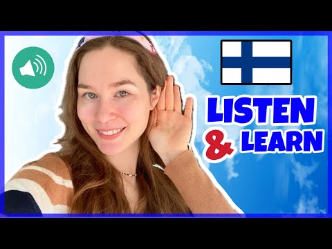 Listen and Learn Finnish: Comprehensible Input (Beginner Level)