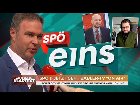 SPÖ1: Jetzt geht Babler-TV „on air“ - Wir sprechen Klartext