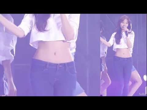 4K 60fps SUJEONG LOVELYZ - Amusement Park! Fancam - Belly Focused - 20180412