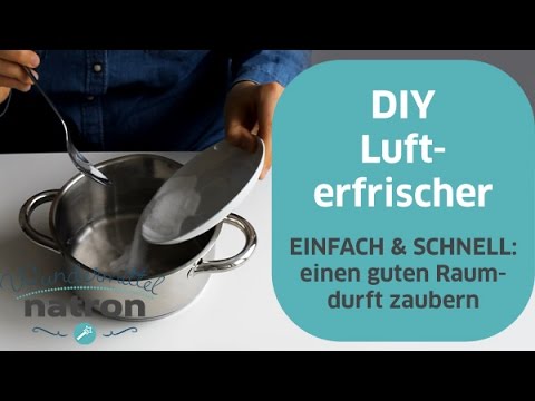 Natürlicher Lufterfrischer mit Natron