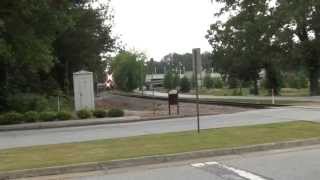 preview picture of video 'Norfolk Southern on Jointed Rail, Morrow Georgia, USA 5-17-2013'