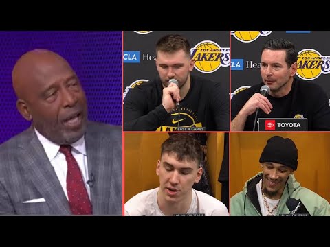 Full Lakers Postgame Interviews & Analysis vs. Bulls | James Worthy, JJ Redick, Luka & Jake LaRavia