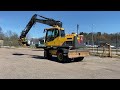896380 Wheel excavator Volvo EW160D with roto and scan laser - 2012 }}