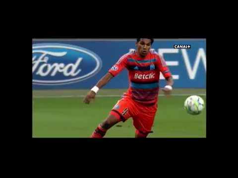 Contrôle du dos et but de Brandao en quart de finale Europa League Inter de Milan - OM