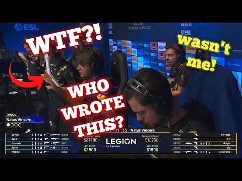 s1mple argues with electronic and B1ad3