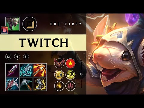 Twitch ADC vs Jinx - VN Grandmaster Patch 25.24
