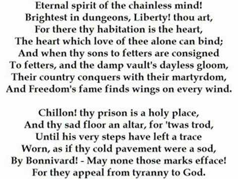 "Sonnet to Chillon" by Lord Byron (read by Tom O'Bedlam)