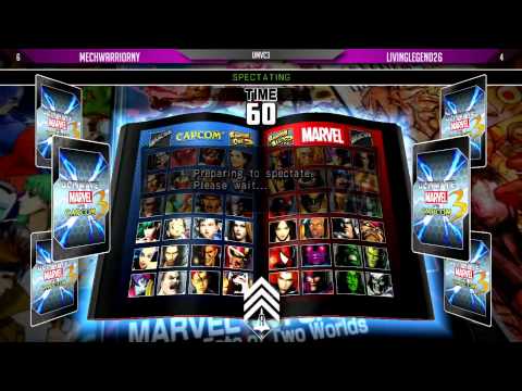 LivingLegend26 VS. MechWarriorNY - UMVC3 - FT10 - @airjuggle