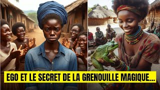 Une fille triste et solitaire devient amie avec une grenouille magique. - Conte Africain