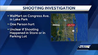 Investigation underway after person shot at Walmart in Lake Park