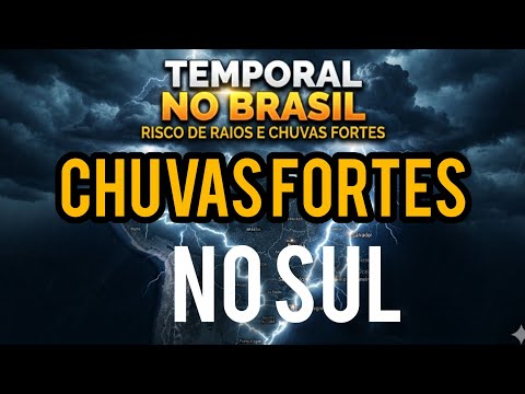 TEMPO NO BRASIL HOJE ..RIO GRANDE DO SUL EM ALERTA TOTAL.#clima #tempo #chuvas 