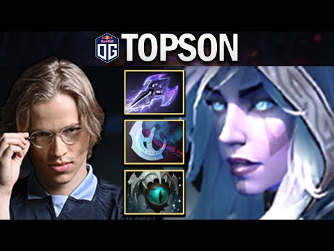 OG.TOPSON DROW RANGER WITH MAGE SLAYER-SKADI - DOTA 2 7.28 GAMEPLAY