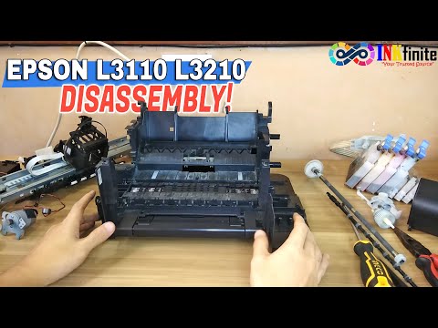 How to Disassemble L3110 L3210 L3150 L3250 L3256 Full Tutorial | INKfinite