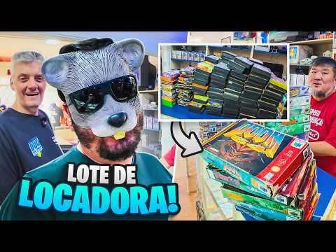 LOTE DE JOGOS DE LOCADORA: NÃO ACREDITEI NO QUE VI!