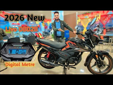 2026 Honda Livo 110 OBD 2B New Model Review ! Livo OBD 2B Full Features ! On road price.