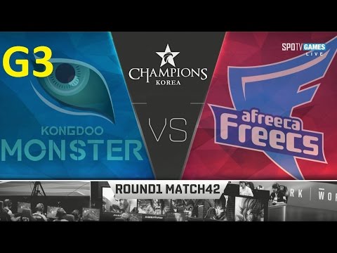 KDM vs AFS Game 3 Highlights - 2017 LCK SPRING SPLIT