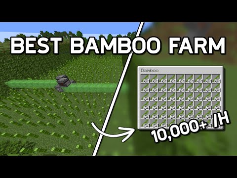 Best Bamboo Farm Minecraft 1.21.10 - 10,000 per Hour!