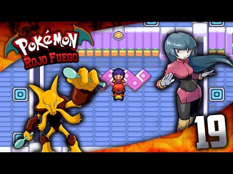 Pokémon Rojo Fuego #19 - Ciudad Azafrán, Líder Sabrina y Gimnasio de Lucha