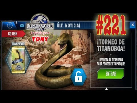 Jurassic World "Cap. 221 - Torneo de Sacude la Tierra... ¡A por la Titanoboa!" por Tony