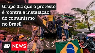 Manifestantes convocam greve-geral para segunda-feira e pedem adesão de empresários