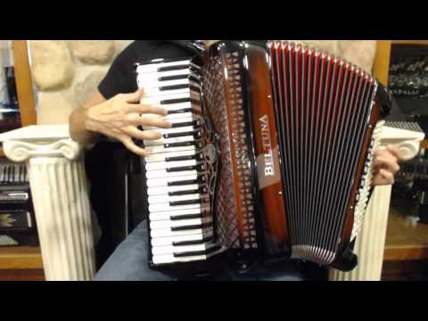 BELTSTUIIIC120DC - NEW Dark Chocolate Beltuna Studio III Piano Accordion LMM 41 120 $4999