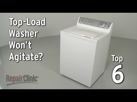 Top-Load Washer Won’t Agitate — Washing Machine Troubleshooting