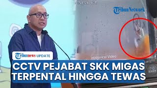 CCTV Detik-detik Pejabat SKK Migas Terpental Tabrak TransJakarta hingga Tewas, Pacu Sepeda 40 Km/Jam