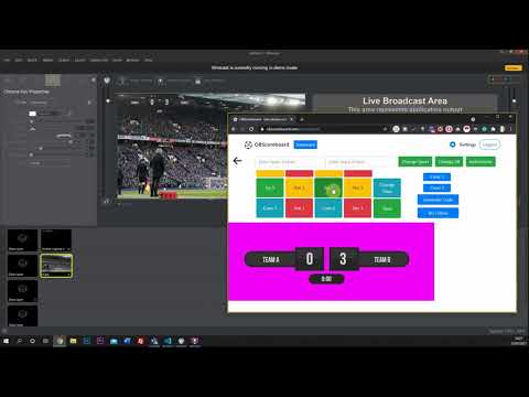 OBScoreboard  - Wirecast Scoreboard for Soccer, Rugby, Football & Hurling (GAA)