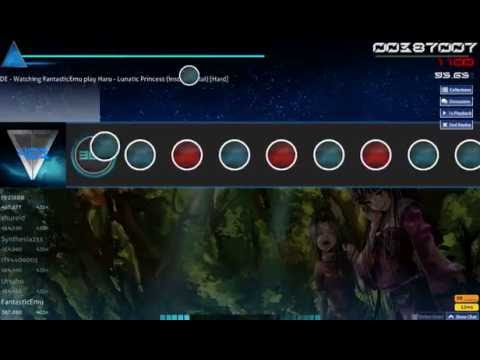 {Osu!Taiko} Haru - Lunatic Princess (Instrumental) [Hard] S