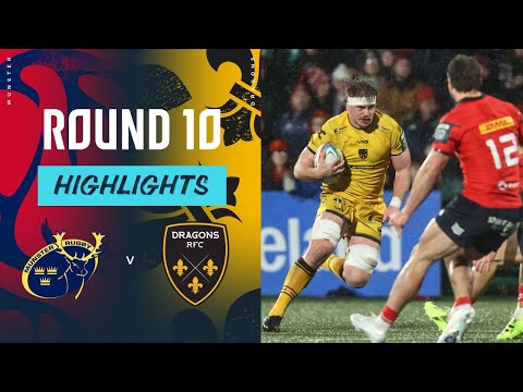 Munster v Dragons RFC | Highlights | Round 10 | URC 2025/26