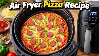 The Easiest Air Fryer Pizza You'll Ever Make!