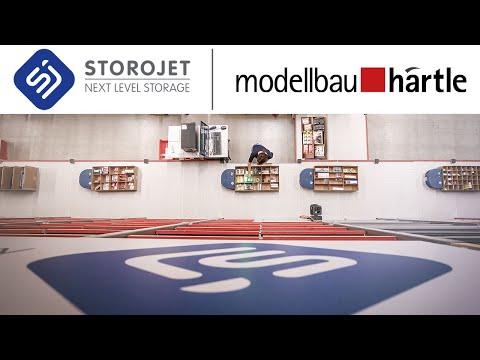 STOROJET case study: Modellbau Härtle automates 50,000 storage locations