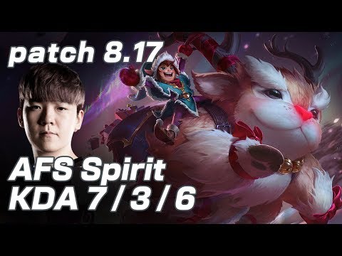 AFS Spirit Nunu Jungle vs Challenger Nidalee - lol 8.17 Korea Pro Replays