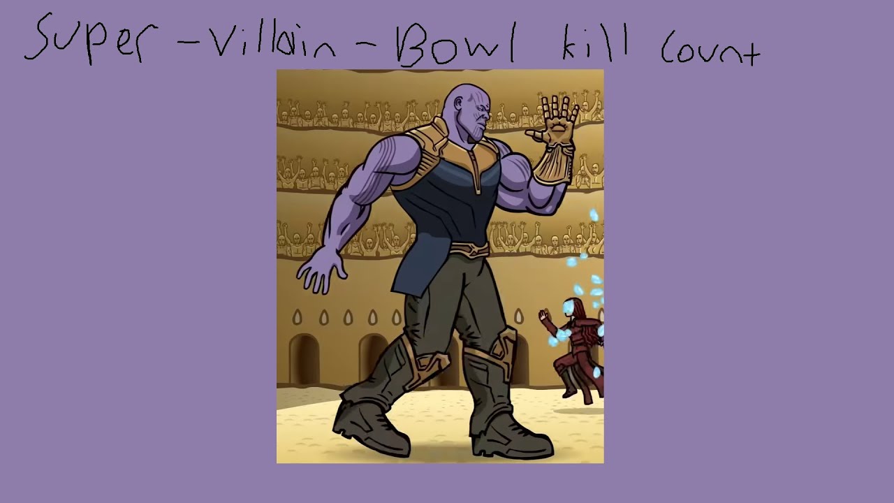 Super-Villain-Bowl Kill Count