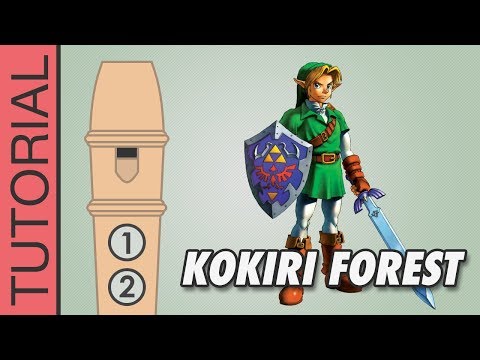 Zelda - Kokiri Forest - Recorder Notes Tutorial
