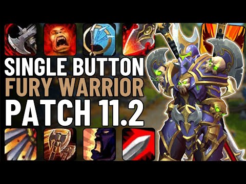 One Button Fury Warrior Guide | Single-Button DPS in WoW Patch 11.2
