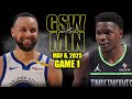 Golden State Warriors Vs Minnesota Timberwolves Full Game 1 Highlights May 6 2025 NBA Playoffs