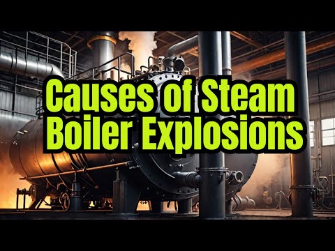 What are the causes of steam boiler explosions, and how can they be prevented?