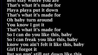 Usher - Thats What Its Made For  LYRICS