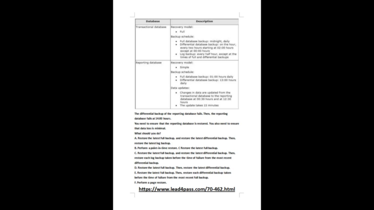 [NEW] Microsoft Business Intelligence 70-462 Dumps Exam Real Questions And Answers