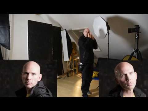 Low Key Charakterportrait - Rembrandt Style mit Aufsteckblitzen