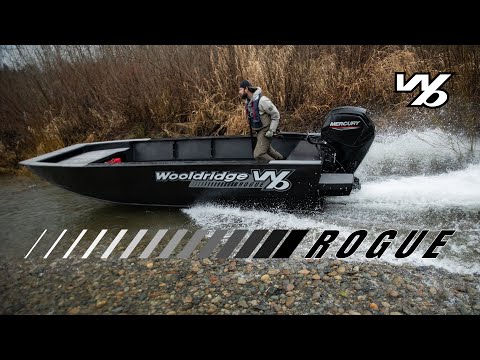 Meet the Rogue! An 18' HDPE plastic boat from Wooldridge Boats.